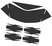 DEMULAX Proteggi schermo, for Triumph, Tiger 900 GT RALLY PRO 2020 2021 Schermo antigraffio for moto Pellicola protettiva per cruscotto(BLACK 2 aterrimus)