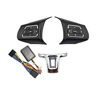 DEMULAX Pulsante di controllo del volante multifunzione modificato volume dell'interruttore audio, for VW, MK6, for Golf, for Jetta, for POLO Interruttore al volante(Style A Upgrade)