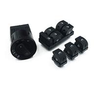 DEMULAX Pulsante interruttore di controllo fari fendinebbia elettrici for alzacristalli elettrici, for, A4 S4 B6 B7 RS4, for Seat, Exeo 8E0959851 8E0959855 8E0941531A Interruttore fendinebbia per aut