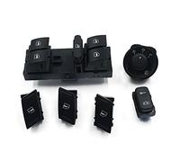 DEMULAX Pulsante Interruttore di Controllo Porta Finestra specchietto Laterale, for Skoda, for Octavia, MK2 Yeti 2003-2014 1Z0962125A 1Z0959858B 1Z0 959 856 855 Interruttore specchietto Laterale
