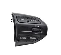 DEMULAX Pulsante multifunzione del volume della crociera profilo volante adatto per Kia K2 RIO 4 X LINE 2017 2018 2019 2020 Interruttore al volante(Model A)