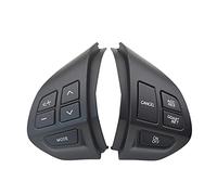 DEMULAX Pulsanti di controllo del volante multifunzione for auto neri for lo styling dell'auto M Itsubishi ASX Lancer Interruttore al volante(Set-without wire)