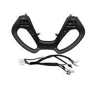 DEMULAX Pulsanti Navigazione Lettore Cruise Control Interruttore Volante Accessori Auto, for Kia, K3 K3S Interruttore al volante(Black-Heating)