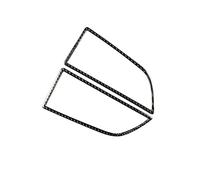 DEMULAX Rivestimento adesivo decorativo for cornice di ventilazione for aria condizionata for console centrale in fibra di carbonio, for Porsche, for MACAN, accessori di rimontaggio 2015-2018 Modanatu