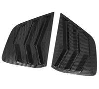 DEMULAX Rivestimento della copertura della feritoia del finestrino laterale della porta posteriore, for VW, Tharu, accessori for il quartiere di ventilazione 2019-2022 Modanatura per persiane auto(BLA