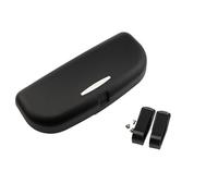 DEMULAX Scatola porta occhiali for occhiali da sole for auto, for Infiniti, serie FX Q serie QX Coupe EX37 EX25 JX35 EX35 GM Class Portaocchiali da sole per auto(Schwarz)