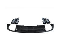 DEMULAX Spoiler for diffusore paraurti posteriore for auto, for, A5 for Hatchback 2 porte 2017-2019 Spoiler for labbro posteriore for auto PP Spoiler posteriore sul tetto(Black (with tips))