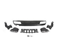 DEMULAX Spoiler for diffusore paraurti posteriore for auto, for Mercedes-Benz, for W205 Sport 4 porte C180 C200 C300 C43 AMG 2015-2018 Non C63S Diffusore posteriore Spoiler posteriore sul tetto(Black
