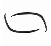 DEMULAX Spoiler for presa d'aria paraurti anteriore, for, Classe C W205 2019, nero/aspetto fibra di carbonio, copertura presa d'aria laterale, sopracciglio Copertura per presa d'aria paraurti anterio