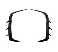 DEMULAX Spoiler laterale for paraurti posteriore auto, for, serie 4 G22 G23 425i 430i M440i M Sport, spoiler for presa d'aria, nero lucido, copertura canard Copertura per presa d'aria paraurti anteri