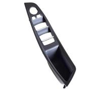 DEMULAX Top ABS bracciolo Porte Interne Maniglia Pannello Rivestimento LHD, for BMW, 5 Serie F10 F11 520i 528i 525d 535i Nero Beige 51417225858 Maniglia Interna della portiera dell'auto(Black-Panel)