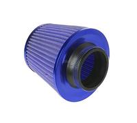 DEMULAX Universal Car Mechanical Supercharger Coche Vehicle Air Intake Chrome Open Top Cone Air Filter Breather 3" Inlet Sep10 Drop Ship Filtro aria auto(Blue)