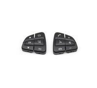 DEMULAX W205 W253 Copri Pulsanti di Controllo Interruttore Volante Multifunzione for Auto, for Mercedes-Benz Classe C GLC 0999050300 Kit Pulsanti al Volante(Schwarz)