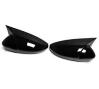 DEMULAX Wing Mirror Covers Caps, per Vw, per Beetle, A5 2012-2019, per Scirocco Mk3 2010-2013 Black Carbon Side Cover Add on Rearview Cap Shell Copertura dello specchietto (Glossy (Glossy Black)