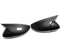 DEMULAX Wing Mirror Covers Caps, per Vw, per Passat B7 2011-2014, per Jetta 2011-2017 Black Carbon Side Cover Add on Rearview Cap Shell Copertura dello specchietto laterale (Carbon Fiber Look)