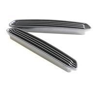 DEMUR 2 pz Auto Posteriore Sotto Il Sedile Pavimento AC Riscaldatore Aria Condizionata Vent Copertura Uscita Aria Coperture for Chevrolet Cruze 2015 2016 2017 2018 Copertura della presa d'aria per aut