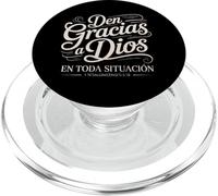 Den Gracias a Dios - Tesalonicenses 5:18 Versetto della Bibbia Spagnolo PopSockets PopGrip per MagSafe