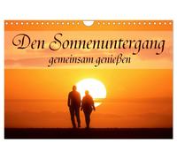 Den Sonnenuntergang gemeinsam genießen (Wandkalender 2027 DIN A4 quer), CALVENDO
