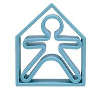 Dëna Giocattolo in silicone, set di 2 pastelli, blu