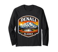 Denali Alaska, Souvenir per Alpinismo Escursionistico Maglia a Manica