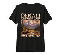 Denali National Park | Alaska Maglietta Premium