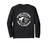 Denali National Park Alaska USA Alce novità souvenir Maglia a Manica