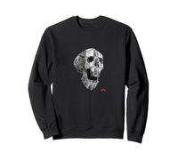 Denaro Skull Streetwear Dark Dollar Design Felpa