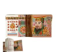 Denaro Spirituale | Denaro per Antenati per Funerali - Set di 100 Carte Memoriali per Cerimonie Tradizionali Festival degli Spiriti Tradizione Culturale Qingming Forniture
