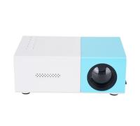 Denash 1080p Piccolo Proiettore Full HD, LED Portatile, DVD del Telefono, 100SI 6000LM, 10.000: 1 Contrasto, Mirroring a Schermo Wireless, USB, Telefono con Feste da Giardino,