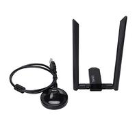 Denash 1200 Mbit/S di Lunghezza - Adattatore WLAN a Doppia Banda USB per L'ufficio PC, Trasmissione e Rapida per lo Streaming Video Ad Alta Definizione e il Gioco per XP Vista 7 8.1 10