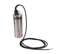Denash 120W Sommergibile Pozzo Profondo Pompa, Corpo in Acciaio (DC24V) | Pompa ad acqua solare con serpentina in rame rosso, sollevamento 230 piedi, 3,2 GPM, per pozzi e irrigazione