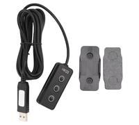 Denash 3 Tasti Tasti di Tastiera Piccola, Chiave di Programmazione Macro USB per, OS X, Systems, Braille Design, Feedback delle Vibrazioni del Suono, Design a Prova di Acqua