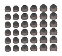 Denash 36 Pezzi di Punte per Auricolari in Silicone, Tappi per le Orecchie di Ricambio Morbidi e Leggeri per Auricolari con Foro Interno da 4,5 Mm a 6,0 Mm, con 3 Misure L M S e Design