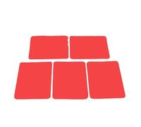 Denash 5 Cuscinetti Adesivi per Montaggio su Dashboard, Nastro Biadesivo Quadrato Resistente Al Calore, Cuscinetti Adesivi Resistenti per Supporto GPS per Fotocamera da Cruscotto per (61 mm*78 mm)