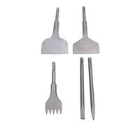 Denash 5 Pc Set Meccanico in Metallo per Bit di Estrazione di Piastrelle per Perforazioni a Martello - Durata Estrema per il Lavoro Industriale
