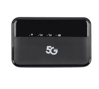 Denash 5G WiFi6 Mobile Hotspot Router, Batteria da 10000 MAh e Slot Nano SIM, Supporta 32 Dispositivi per Viaggi, Business