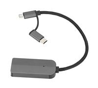 Denash Adattatore Cavo da 2 in 1 Convertitore Durevole con Chip Smart Chip per Tablet Telefonico a TV Projector Monitor, Convertitore per Telefoni Full HD 1080p per Intrattenimento Domestico,