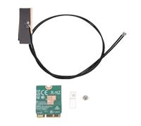 Denash Adattatore di Rete per Scheda Wireless WiFi 6E Scheda WiFi 1800Mbps Dual Band 2.4GHz 5GHz BT5.2 Supporto MU-MIMO per 10 11 con Interfaccia NGFF M.