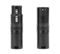 Denash Adattatore MIC Xlr, Connettore da Maschio a Maschio a Maschio e Femmina da Maschio e Femmina per lo Stadio dello Studio, Lega di Zinco, Connessione Diretta, Compatibile con