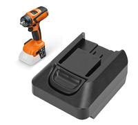 Denash Adattatore per Batteria per Elettroutensili, Converte la Batteria per Utensili Cordless Fein, Convertitore per Al Litio ABS PC con Chip di Protezione della Tensione