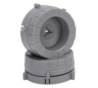 Denash Adattatore per NAB di Coppia con Alta concentricità Rotazionale, Adatto a, Studer, Akai, B67, G8M2 Rebero per il Nastro di Bobina, Base di Plastica Bloccabile (GREY)