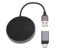 Denash Adattatore Wireless per il Kit di Connessione e Riproduzione Automatica per Conduttori di Auto Compatibili con Oltre 800 Modelli di Materiale Metallico