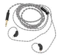 Denash Aggiorna il Cavo delle Cuffie in Rame D'Argento con Argento per Revonext QT2, Miglioramento della qualità del Suono per le Cuffie QDC, da 3,5 Mm a 2 Pin 0,78 Mm