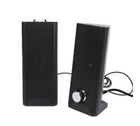 Denash Altoparlante per Computer 2 in 1, Ingresso USB Plug and Play da 3,5 Mm con Manopola del Volume, per Display Desktop PC Portatile