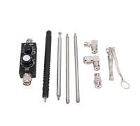 Denash Antenna a Onda Corta QRP 30W, Portatile, Ricezione Multi -banda, Lega di Alluminio e Acciaio, per Trasmissione e Ricezione con Frequenza Regolabile, Impostazione Facile, VHF