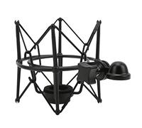 Denash Assemblaggio del Gruppo Shock Microfono/supporto per Vibrazioni Bumn Regolabili per lo Studio di Registrazione della Trasmissione in Vivo, Metallo, Come Mostrato Dall'immagine (BLACK)