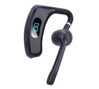 Denash Auricolare Bluetooth, Auricolare Bluetooth Wireless a Orecchio Singolo con Riduzione del Rumore con Microfono, Cuffie a Mani Libere per il Lavoro dei Camionisti (BLUE)