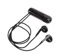 Denash Auricolari Bluetooth 5.4 con Amplificatore Ricaricabile con Microfono per la Riduzione del Rumore per Guardare la TV e Conversazioni (BLACK)