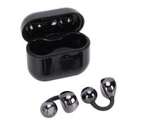 Denash Auricolari con Traduzione Ai, Auricolari con Traduttore in Tempo Reale da 144 Lingue con Custodia di Ricarica, per Viaggi, Riunioni di Lavoro e Apprendimento delle Lingue (BLACK)