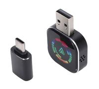 Denash Auto Cablata All'Adattatore Wireless, Convertitore Wireless con Adattatore di Tipo C a USB per Auto e CarPlay per Telefoni, Plug and Play